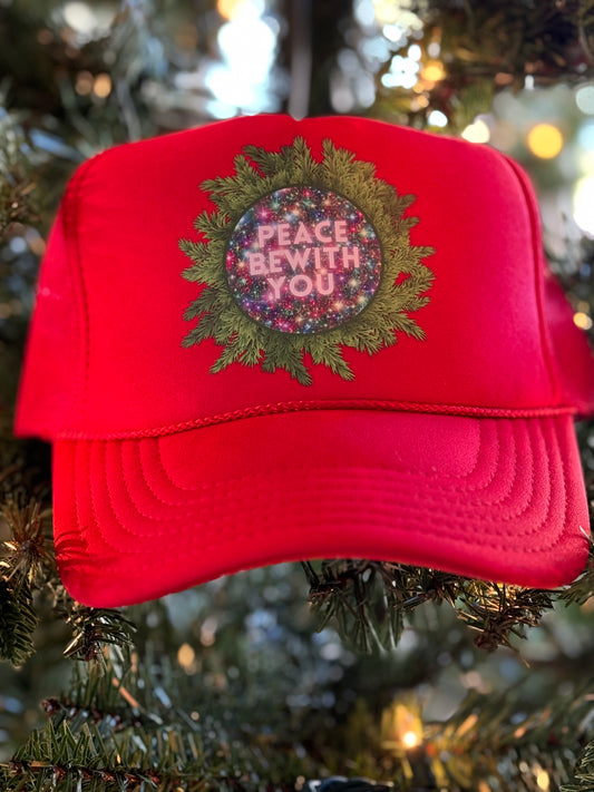 Peace Be With You - Red Trucker